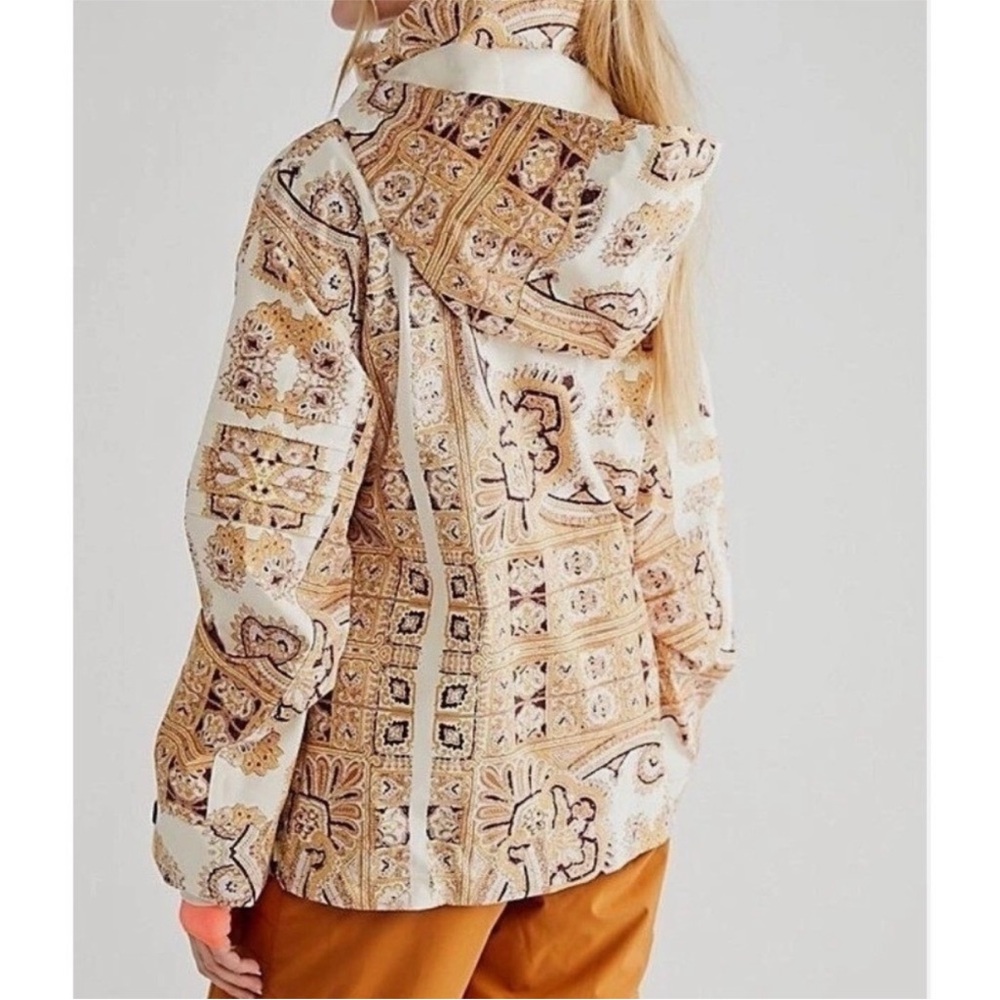 Free People ✨Golden day✨New ✨ Multicolor Patterned Jacket - Picture 15 of 15